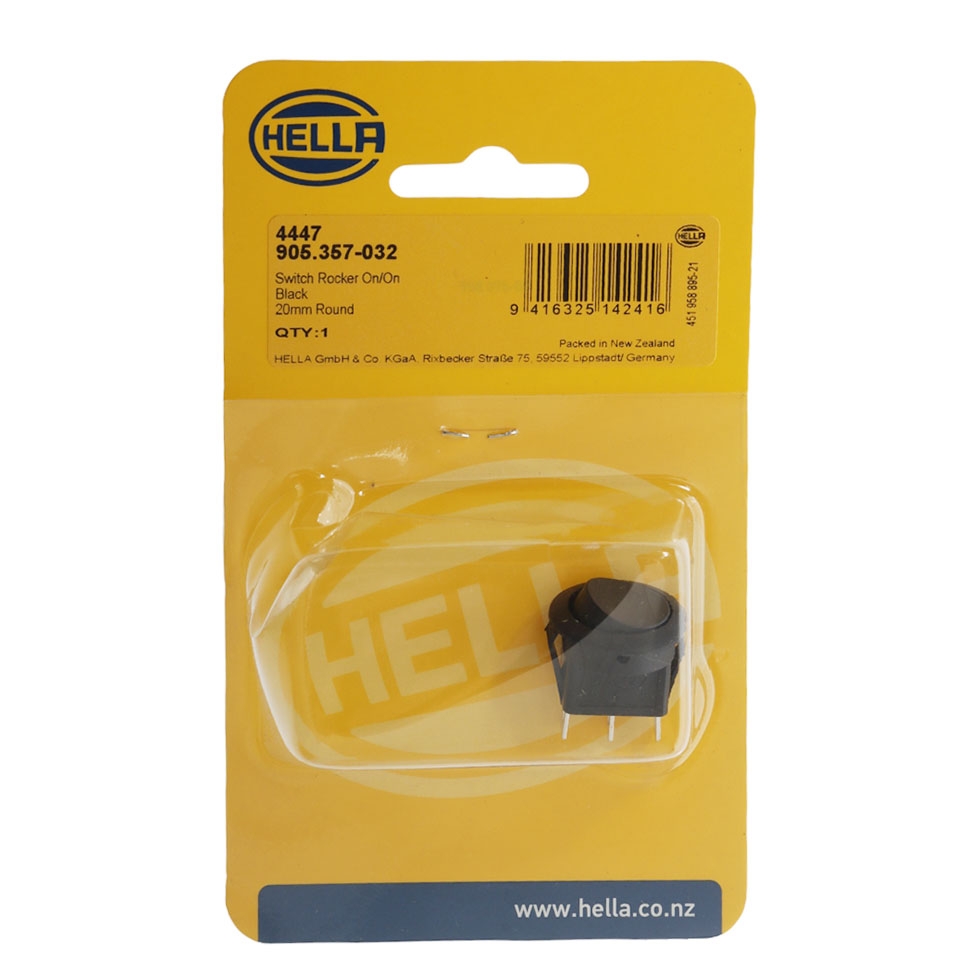 Hella Marine On-On Round Rocker Switch