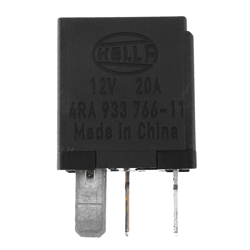 Hella Marine 12V 4 Pin Normally Open Micro Relay 20A - Resistor