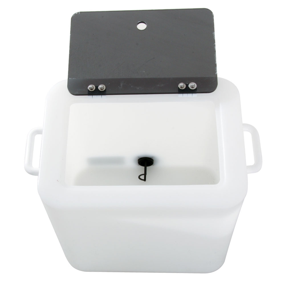 Hi-Tech Live Bait Tank with Fixed Acrylic See-Through Lid 30L