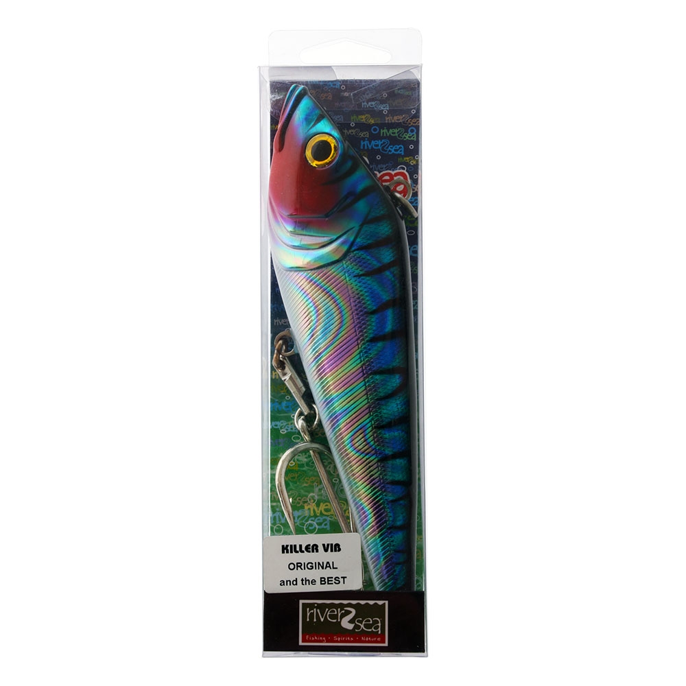 River2Sea Killer Vibe Stickbait 200mm Blue Red Head