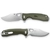 Honey Badger Clip Point Folding Pocket Knife 9cm Green