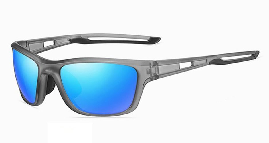 Pacific Polarised Spax Sunglasses Satin Xtal Frame Grey