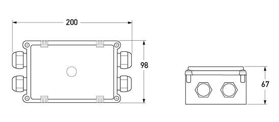 Hella Marine Cable Junction Box 12 Outlets 14 Connection Groups
