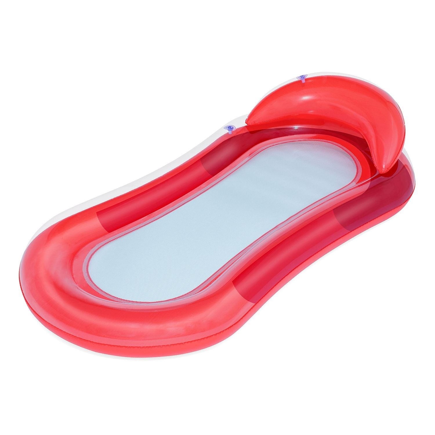 H2OGO! HydroLuxe Lounge Pool Float Red