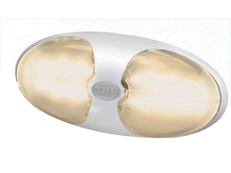 Hella Marine Warm White DuraLED 12 Lamp White Shroud