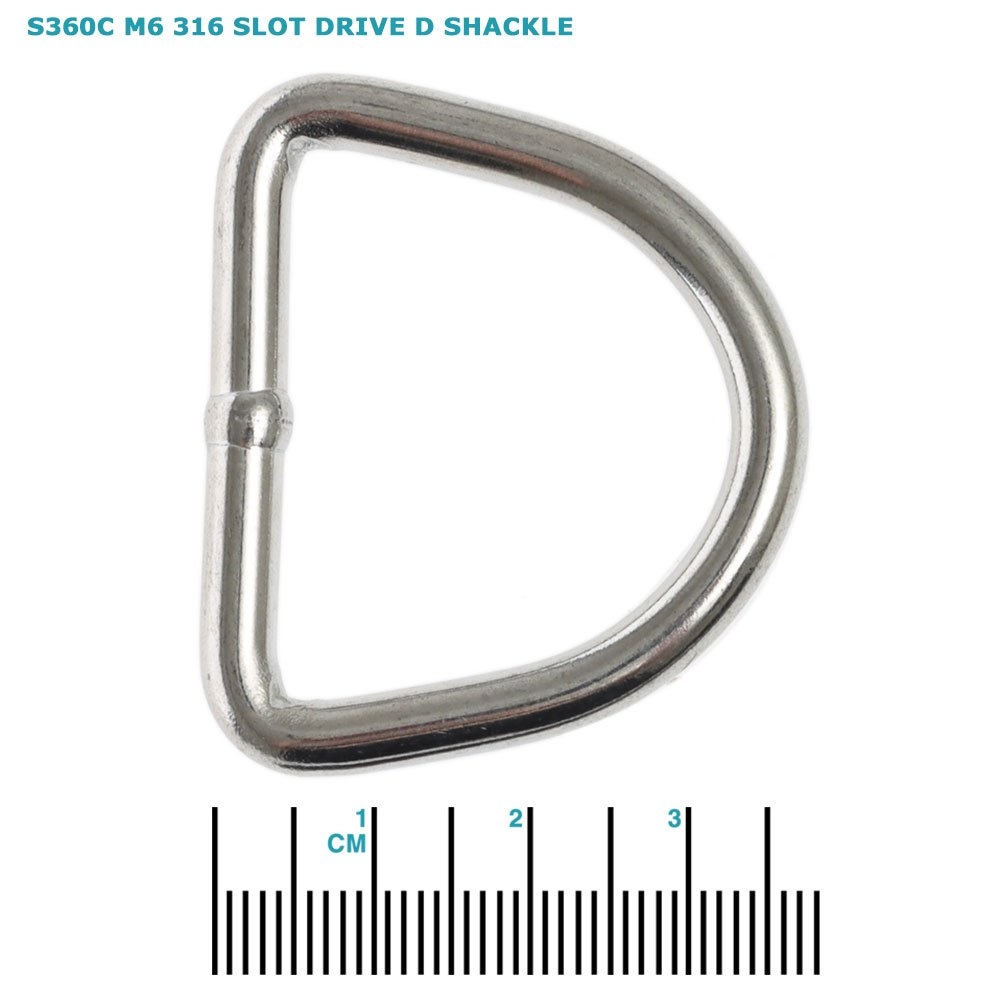 Sinox S3250 Stainless Steel D Ring