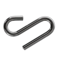 Sinox S875 S Hook - One End Closed 4mm Thumbnail Sinox S875 S Hook - One End Closed 4mm