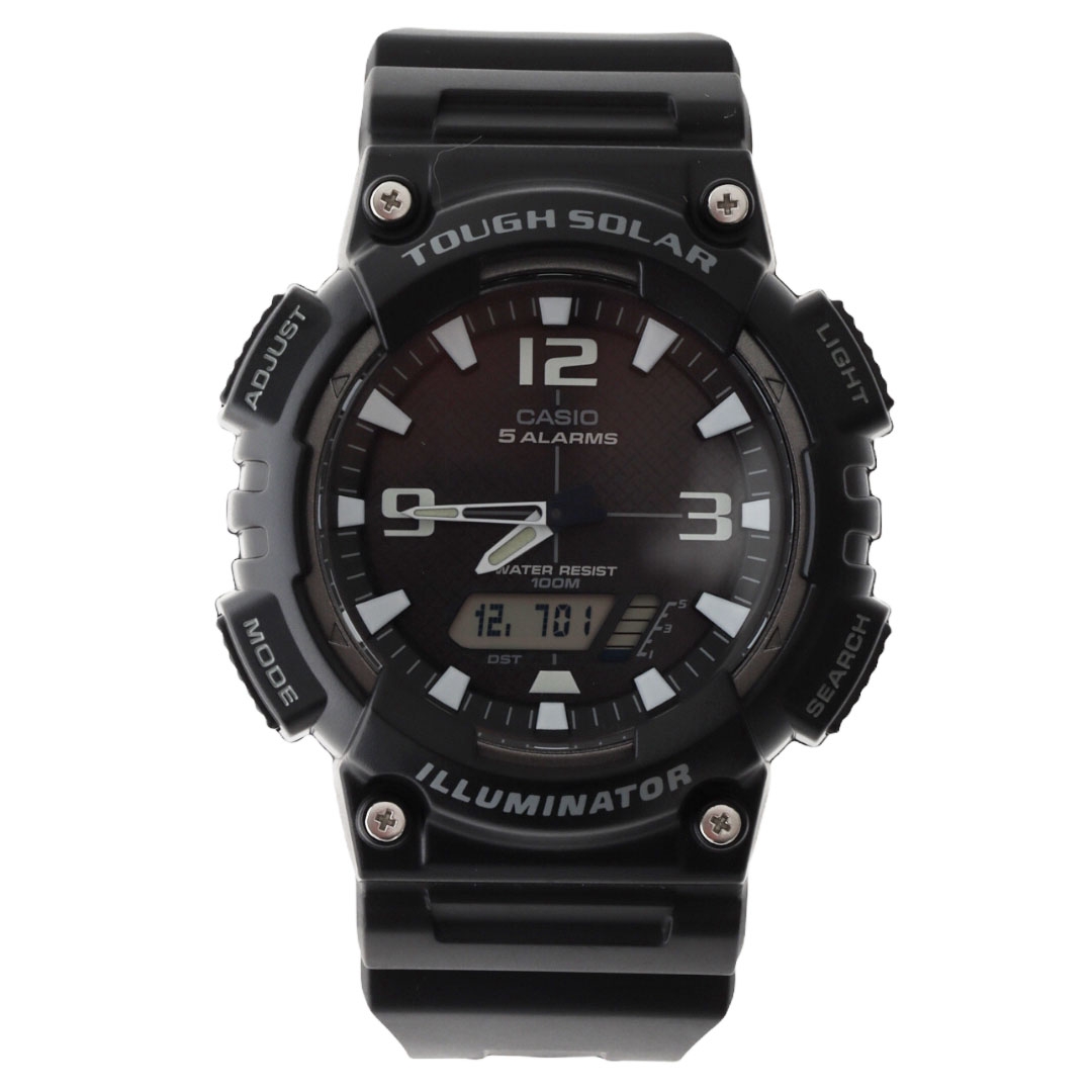 Casio AQS810W-1A Solar-Powered Sports Watch 100m