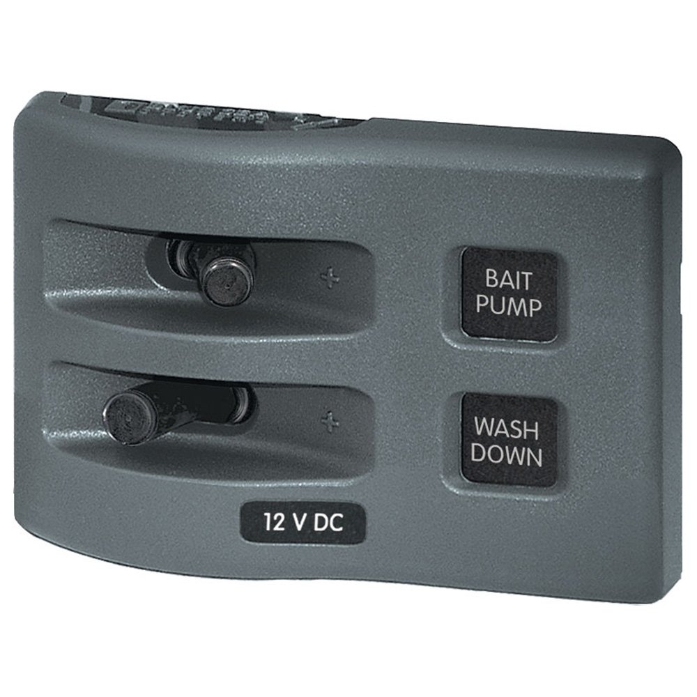 Blue Sea WeatherDeck Waterproof Switch Panel 2-Position 12/24V