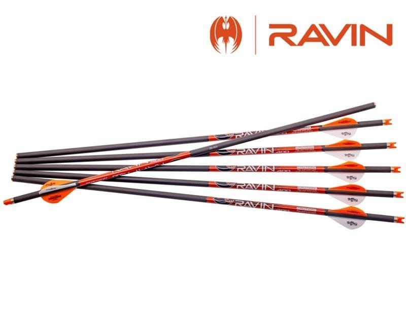 Ravin .003 Carbon Fibre Arrows 400gr Qty 6