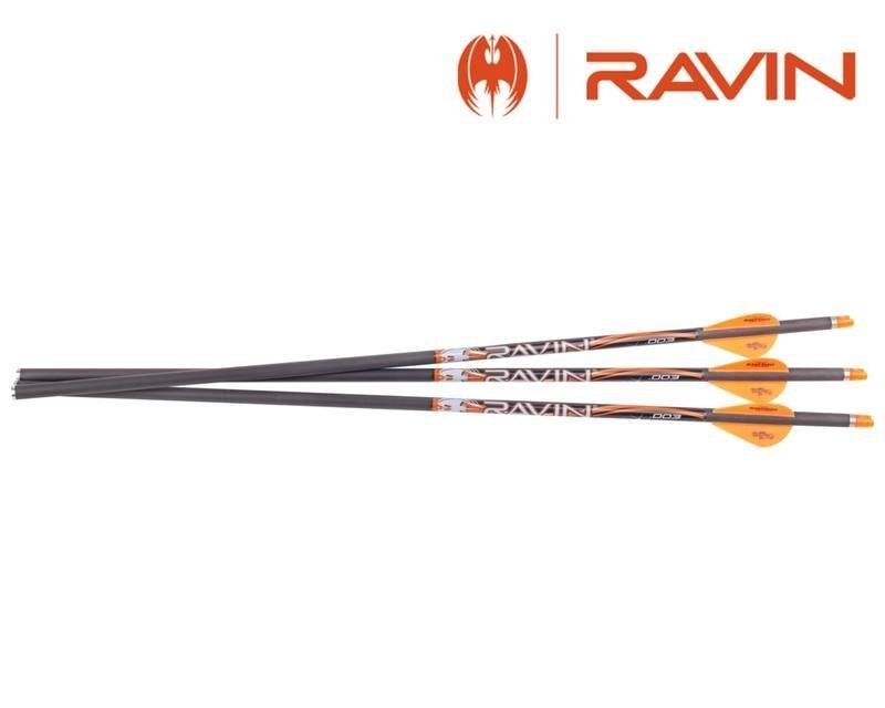 Ravin Match Grade .003 Carbon Fibre Arrows 400gr Qty 3