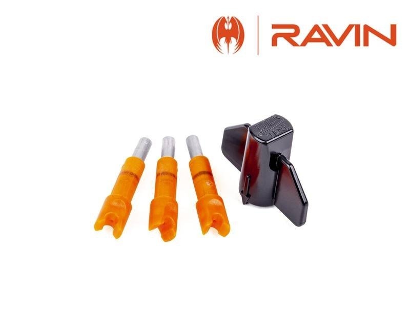 Ravin Illuminated Nocks Orange Qty 3