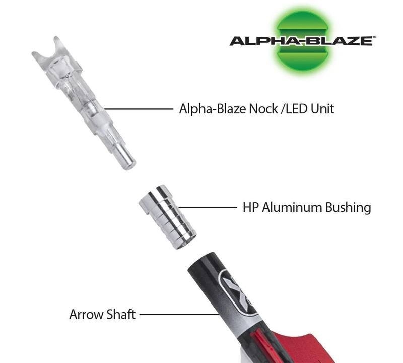 TenPoint Evo-X Centrepunch Lighted Carbon Bolt 16in Qty 3