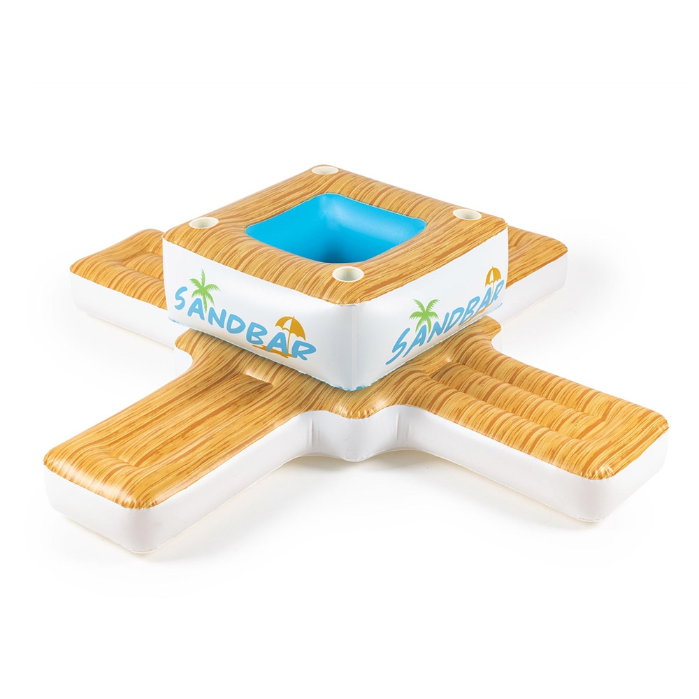 Bestway Inflatable Island Sandbar for Pools Lakes and Beach 2.46 x 2.46m