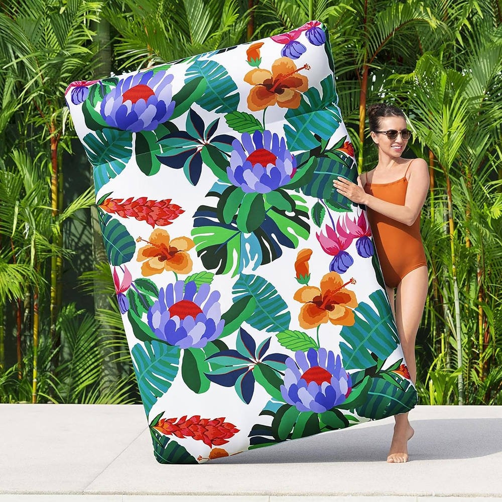 Bestway Blissful Drifter Fabric Inflatable Pool Float Lounge XL 183cm