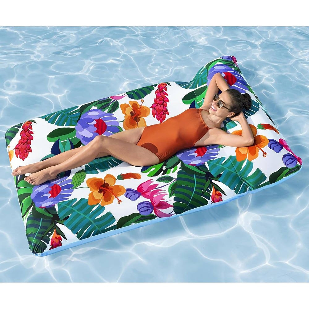 Bestway Blissful Drifter Fabric Inflatable Pool Float Lounge XL 183cm