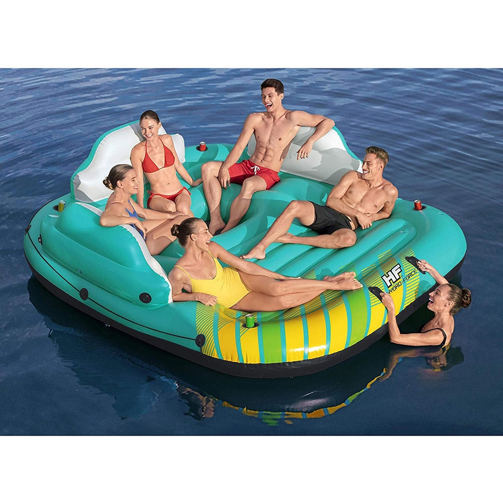 Hydro-Force Sunny Lounge 5-Person Inflatable Island Lounge