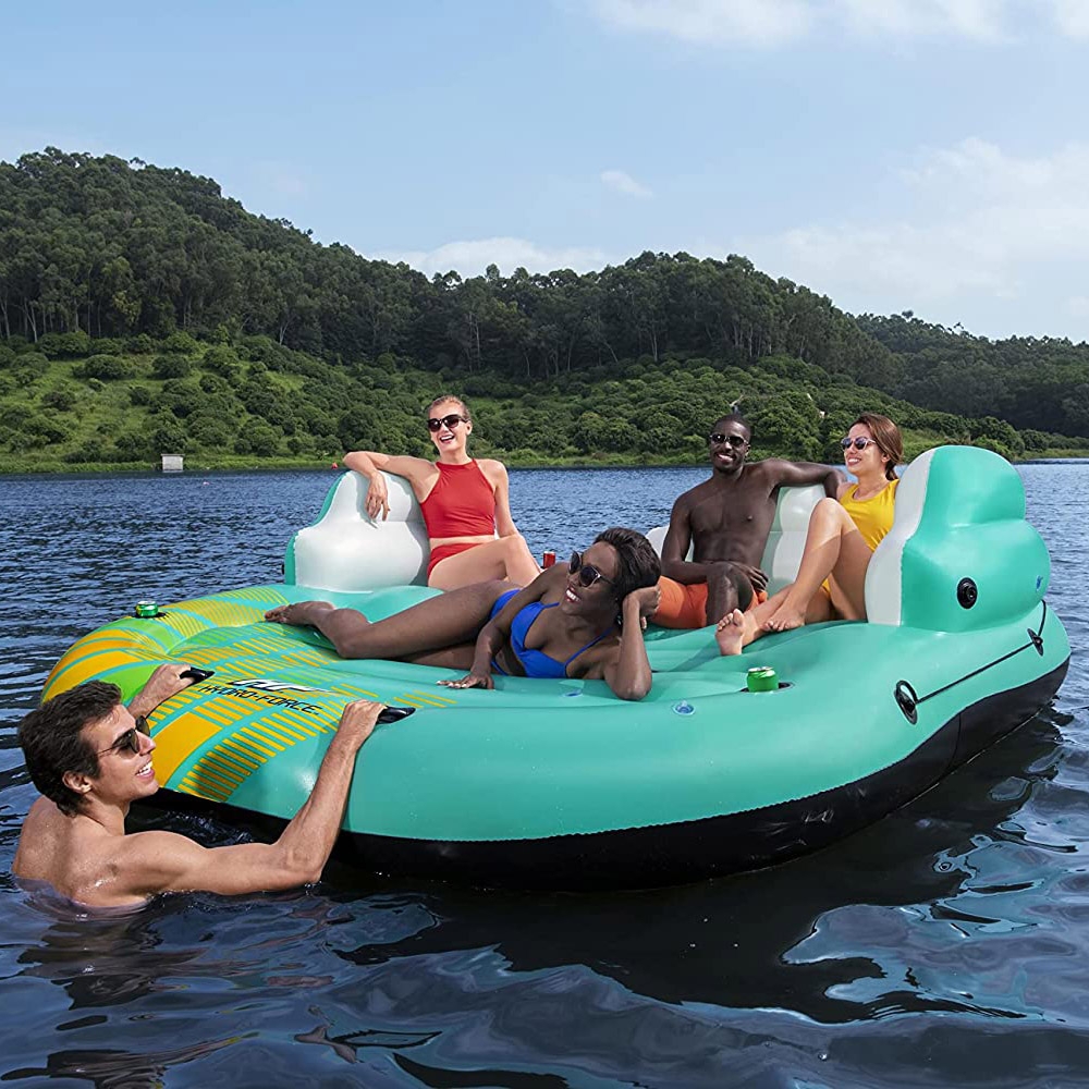 Hydro-Force Sunny Lounge 5-Person Inflatable Island Lounge
