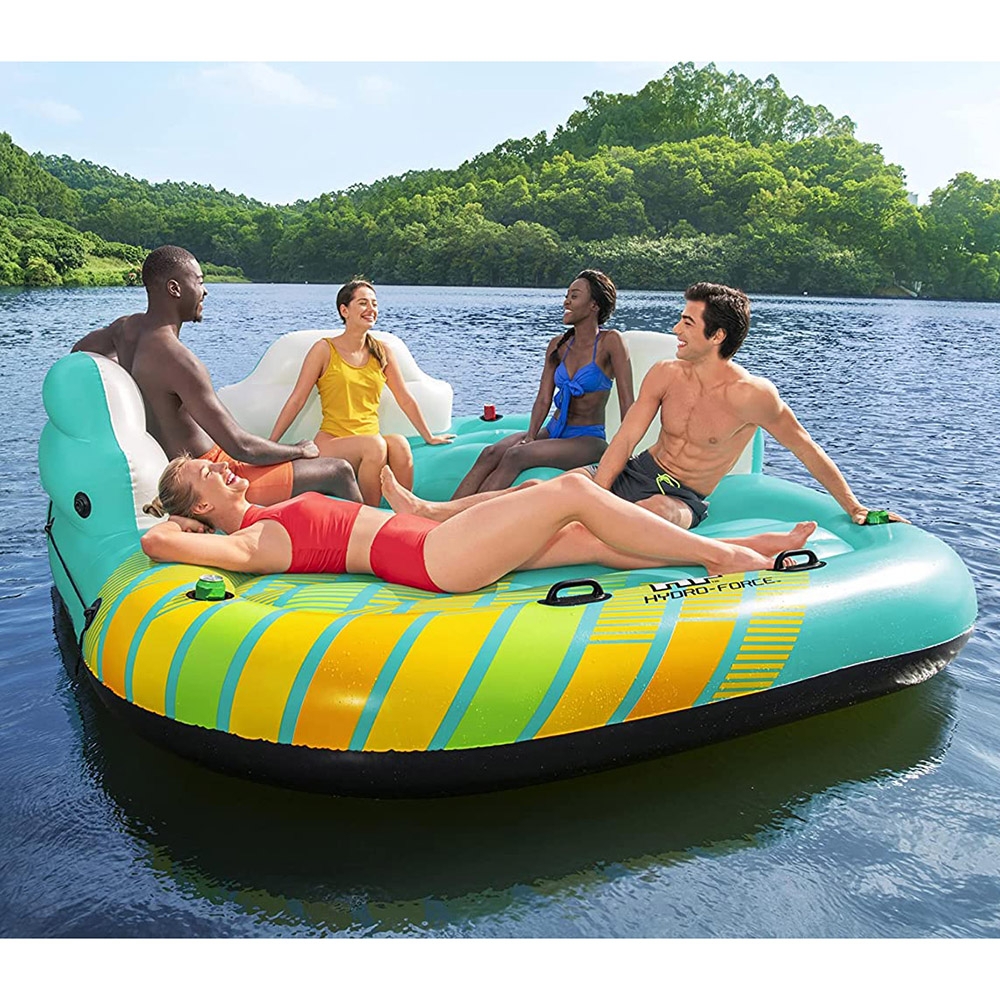 Hydro-Force Sunny Lounge 5-Person Inflatable Island Lounge