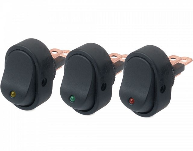 Hella Marine LED Compact Rocker Switch 12V