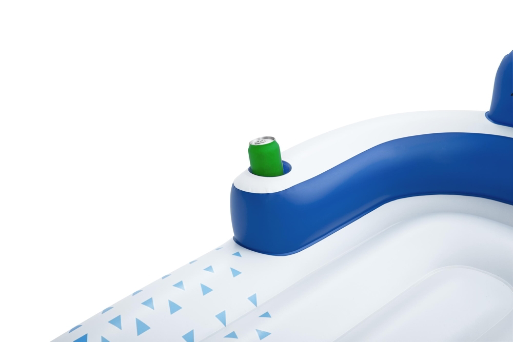 Hydro-Force Indigo Wave Double Lounge Pool Float 1.96 x 1.93m