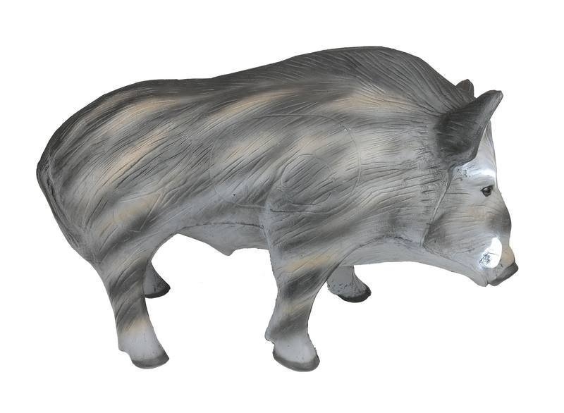 Fun Target 3D Foam Archery Target with Replaceable Core Insert Grey Boar