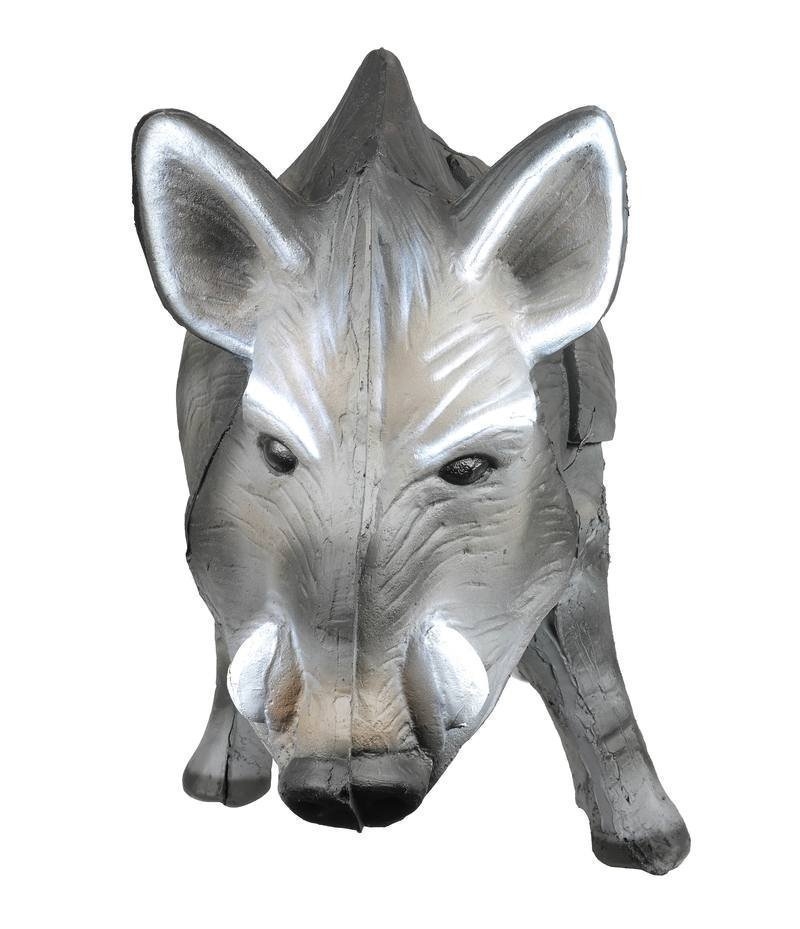 Fun Target 3D Foam Archery Target with Replaceable Core Insert Grey Boar