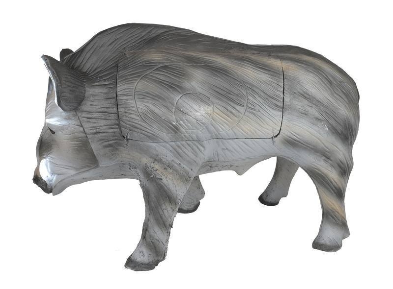 Fun Target 3D Foam Archery Target with Replaceable Core Insert Grey Boar