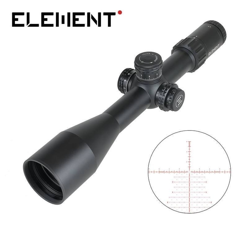 Element Titan 5 25x56 APR-2D MRAD Illuminated Reticle