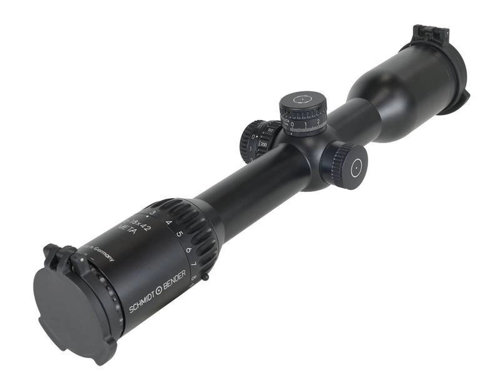 Net Reticle Schmidt & Bender Meta 3-18x42 BDC II-B ASV LP7 SFP Illuminated Reticle ...