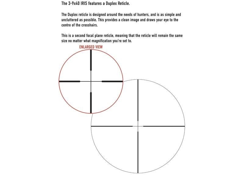 Element Iris 3-9x40 Duplex Reticle