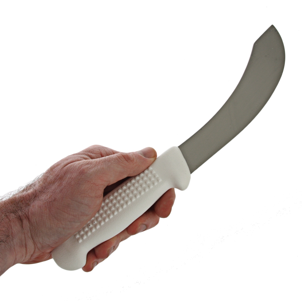 Victory 1/100/17/115 High Carbon Skinning Knife White Handle 17cm