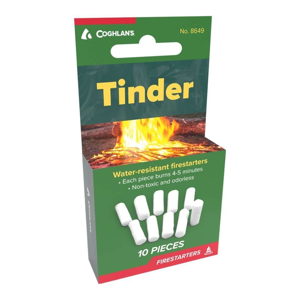 Coghlan's Tinder Water Resistant Fire Starter Qty 10