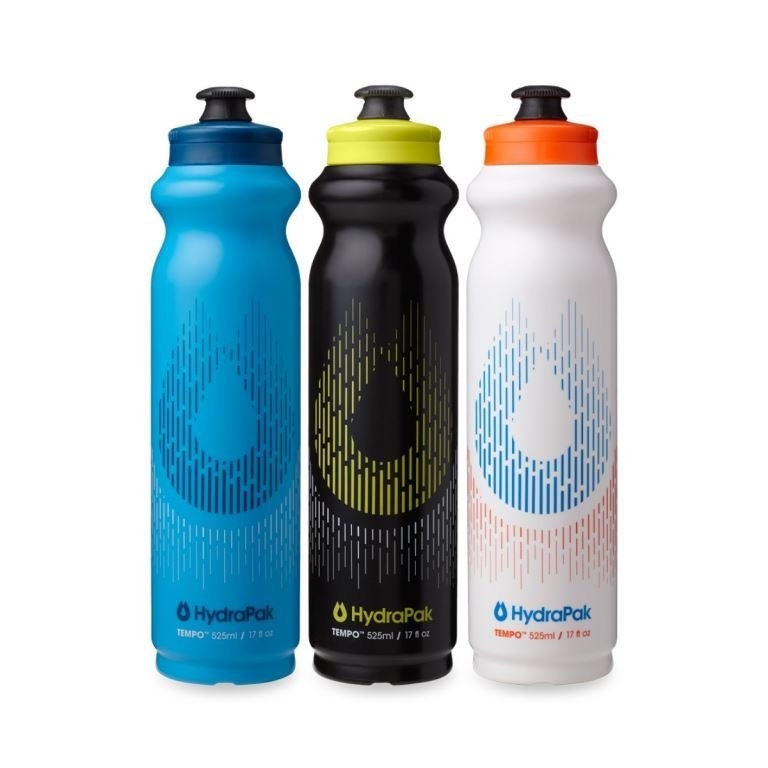 HydraPak Tempo Water Bottle 525ml Qty 3