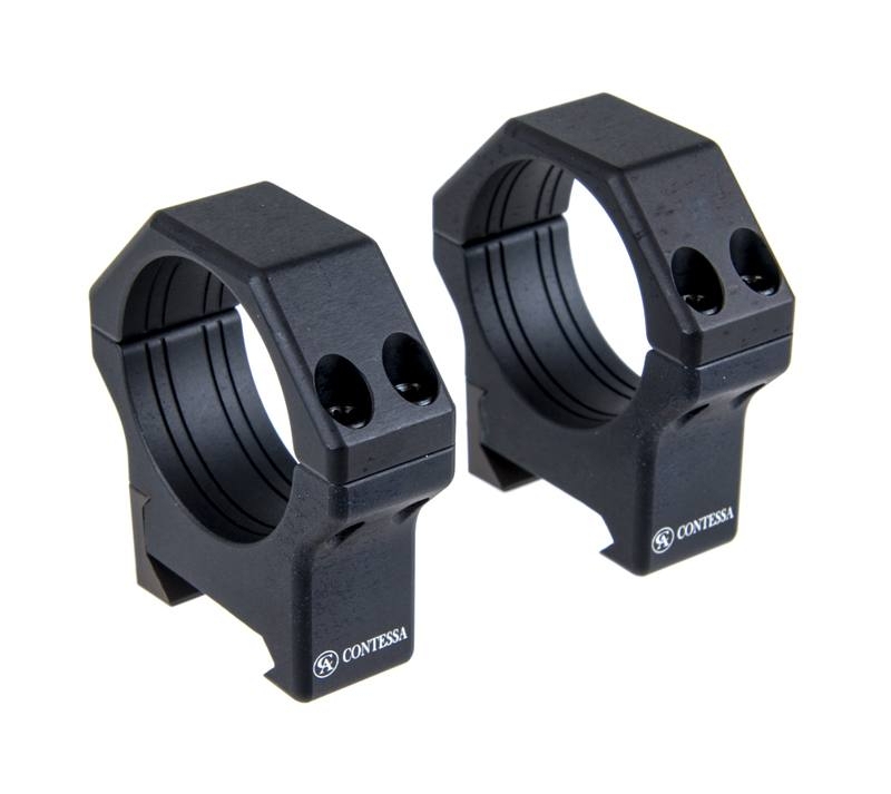 Contessa Lite Rings 30mm Low Matte Fits Picatinny Rail