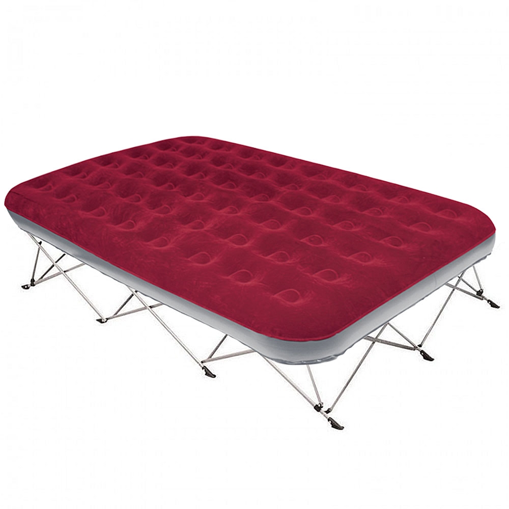 Kiwi Camping Velour Deluxe Queen Airbed with Frame