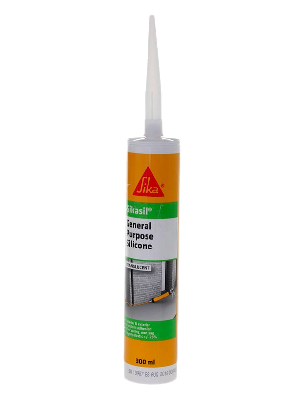 Sikasil General Purpose Silicone Sealant 300ml Translucent - Best Before March 2026