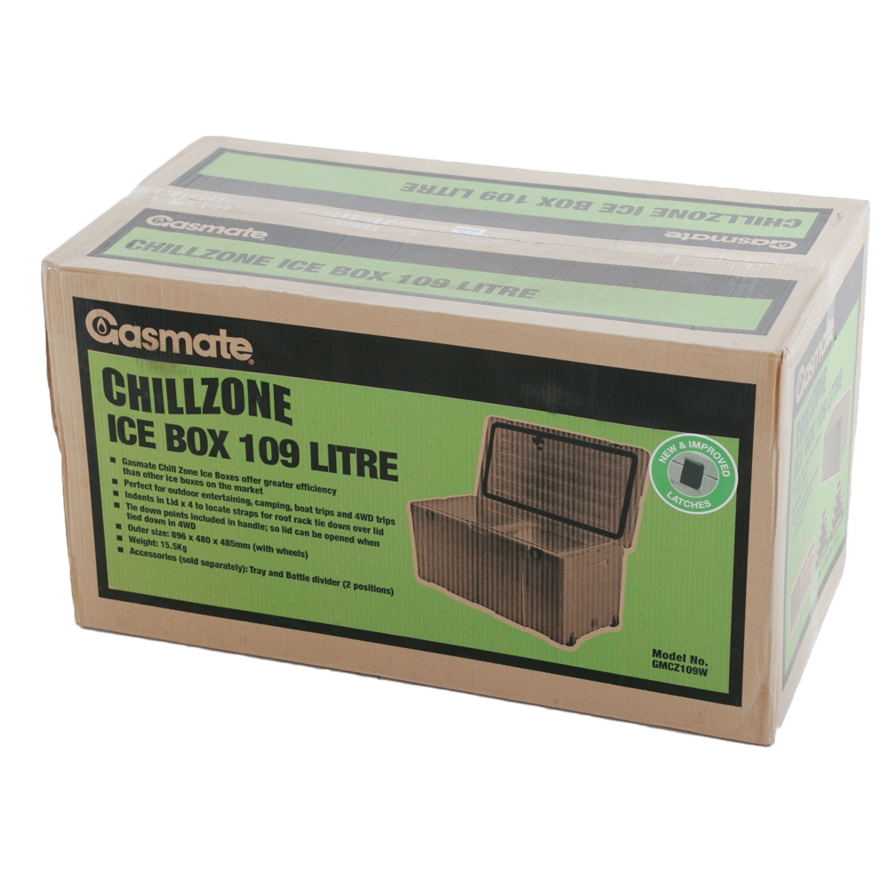 Gasmate Chillzone Ice Box Chilly Bin Cooler 109L