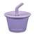 Klean Kanteen Spillproof Straw Lid Kid Cup 296ml Sparkling Paisley Purple