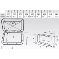Nuova Rade Tackle Box Storage Hatch White Thumbnail Nuova Rade Tackle Box Storage Hatch White