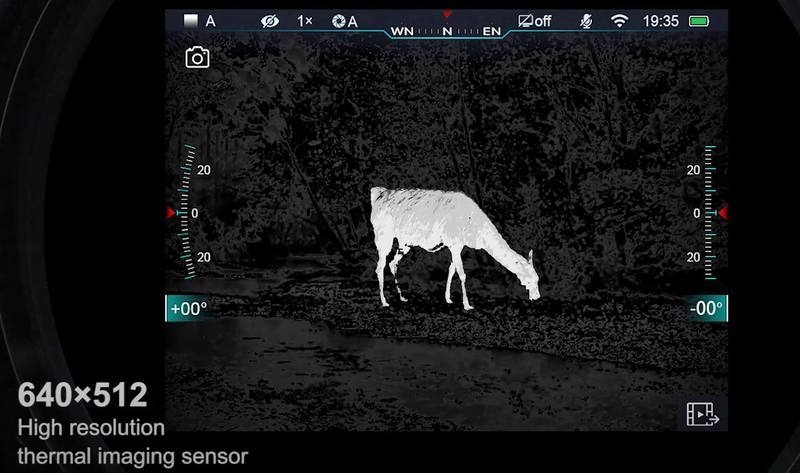 InfiRay RICO RH50 Thermal Riflescope with Laser Ranger Finder