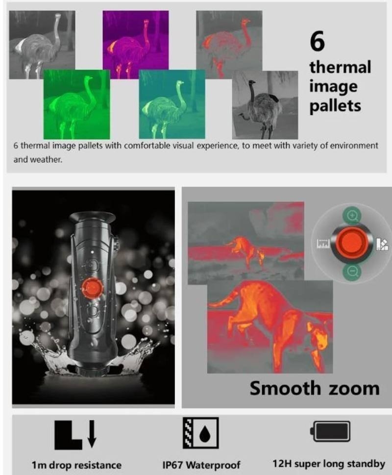 ThermTec Cyclops Pro CP350 Handheld Thermal 50mm