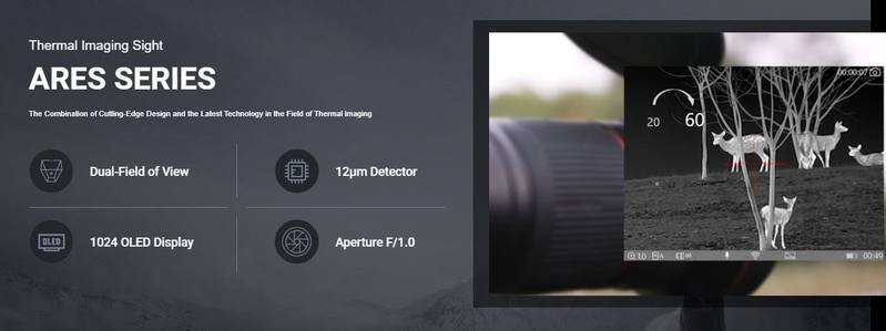 ThermTec Ares 660L Dual 20-60mm Thermal Scope