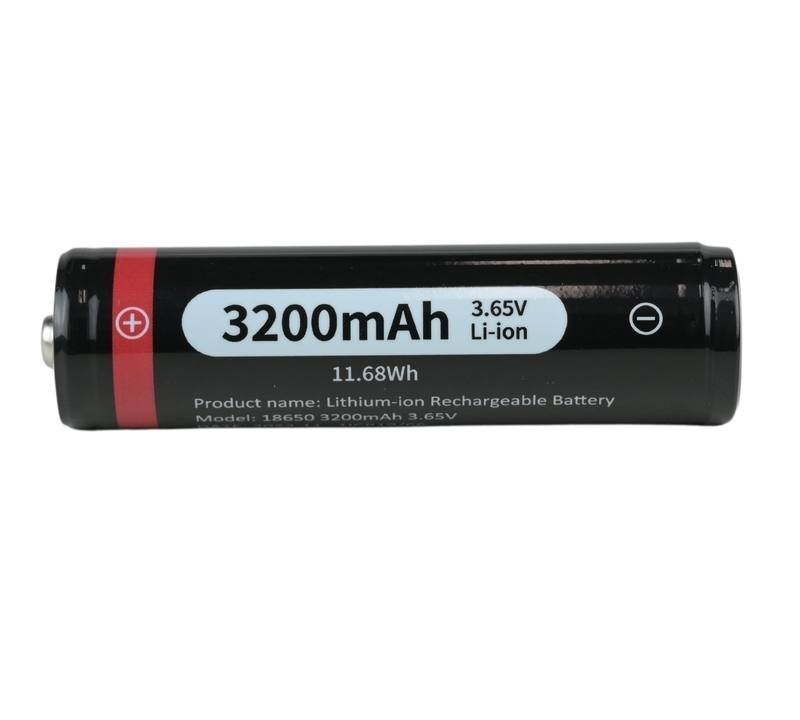 Guide Infrared 18650 Lithium-ion Rechargeable Battery 3300mAh 3.6V 11.68 Wh