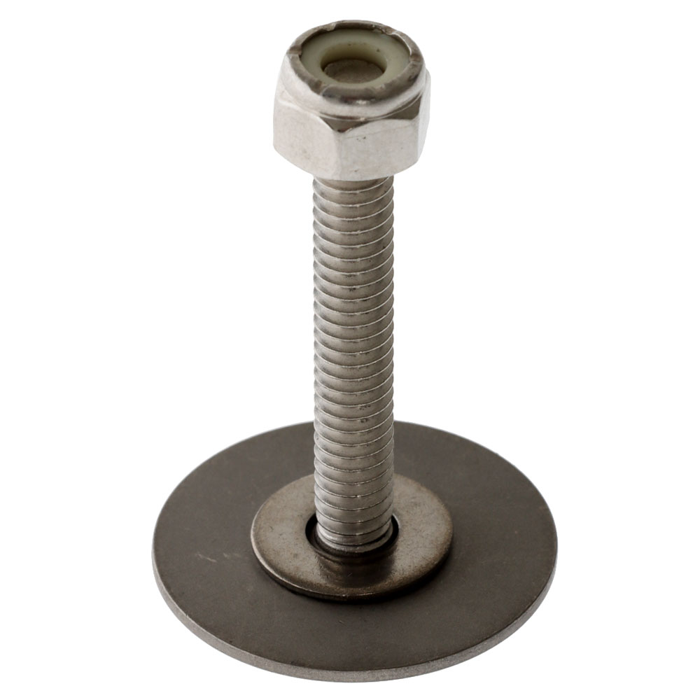 Weld Mount 1.75inch Tall SS Stud 1/4-20