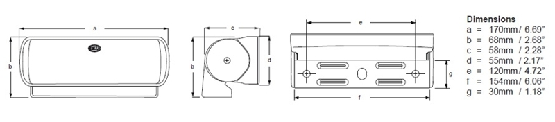Hella Marine Sea Hawk-XL Dual Colour LED Floodlight