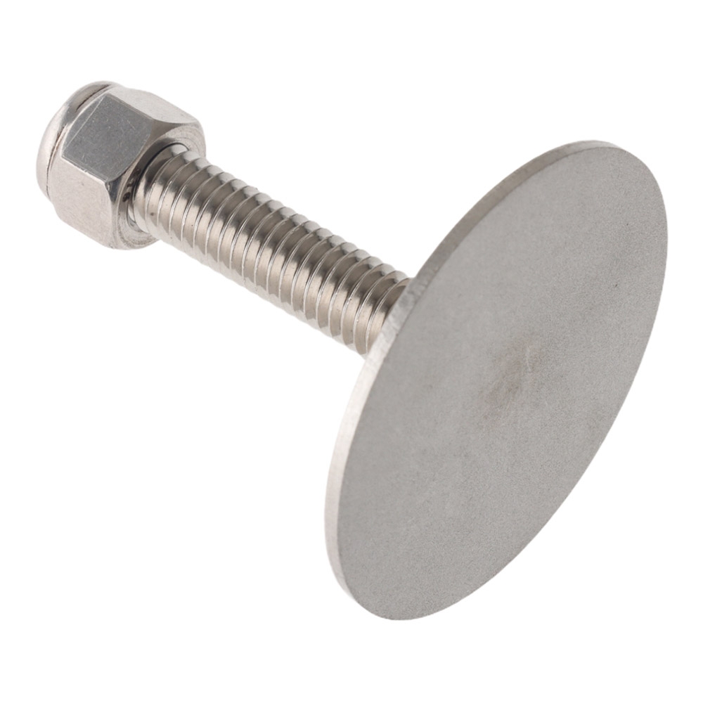 Weld Mount 2in Tall SS Stud 3/8-16