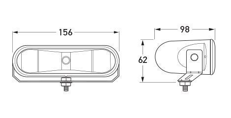 Hella Marine FF 75 Spread Beam Driving Lamp