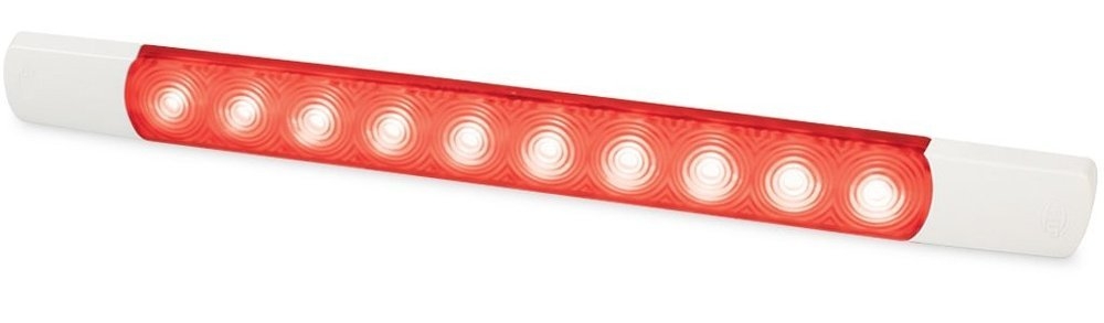 Hella Marine LED Courtesy Surface Mount Strip Lamp 12v Green Light