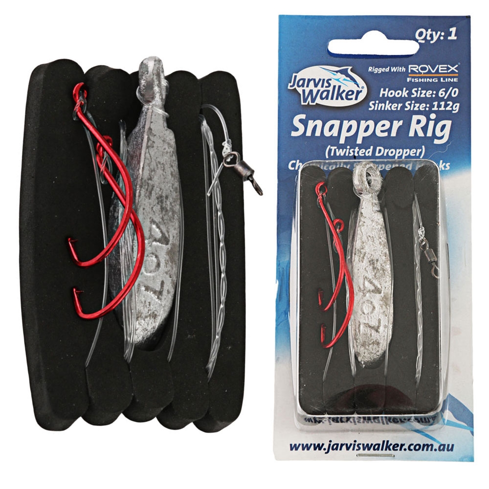 Jarvis Walker Snapper Twisted Dropper Rig 6/0